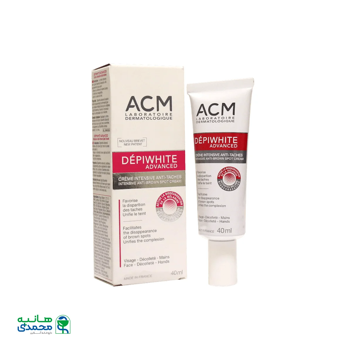 کرم ضد لک دپی وایت ای سی ام ۴۰ میلی لیتر