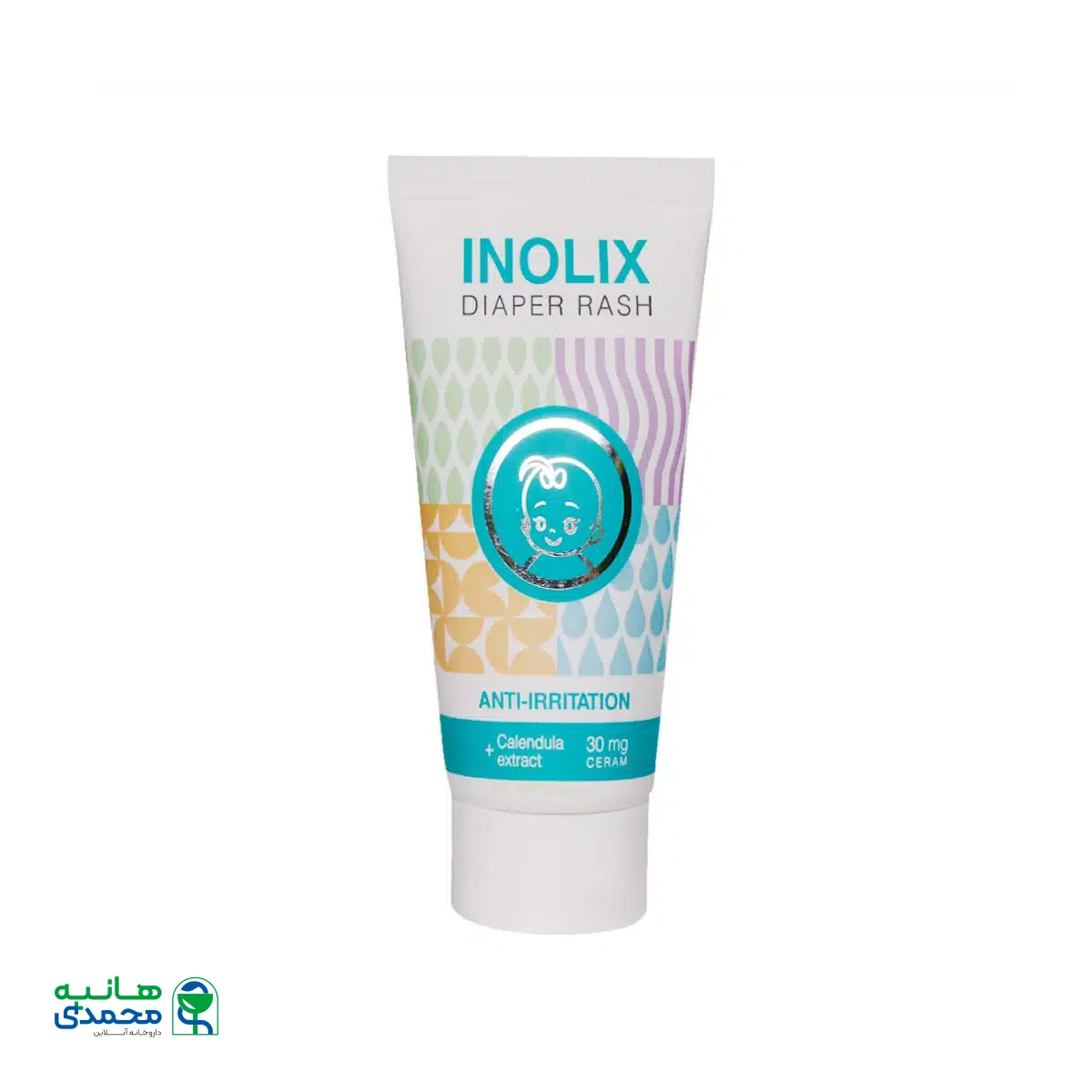 پماد ادرار سوختگی کودک اینولیکس ادیب اکسیر 30 میلی گرم