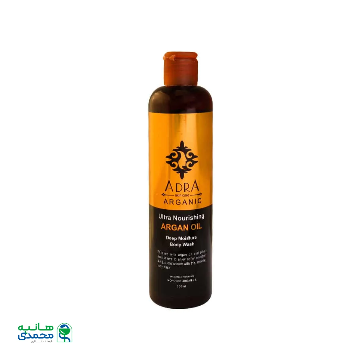 شامپو بدن آدرا حاوی روغن آرگان