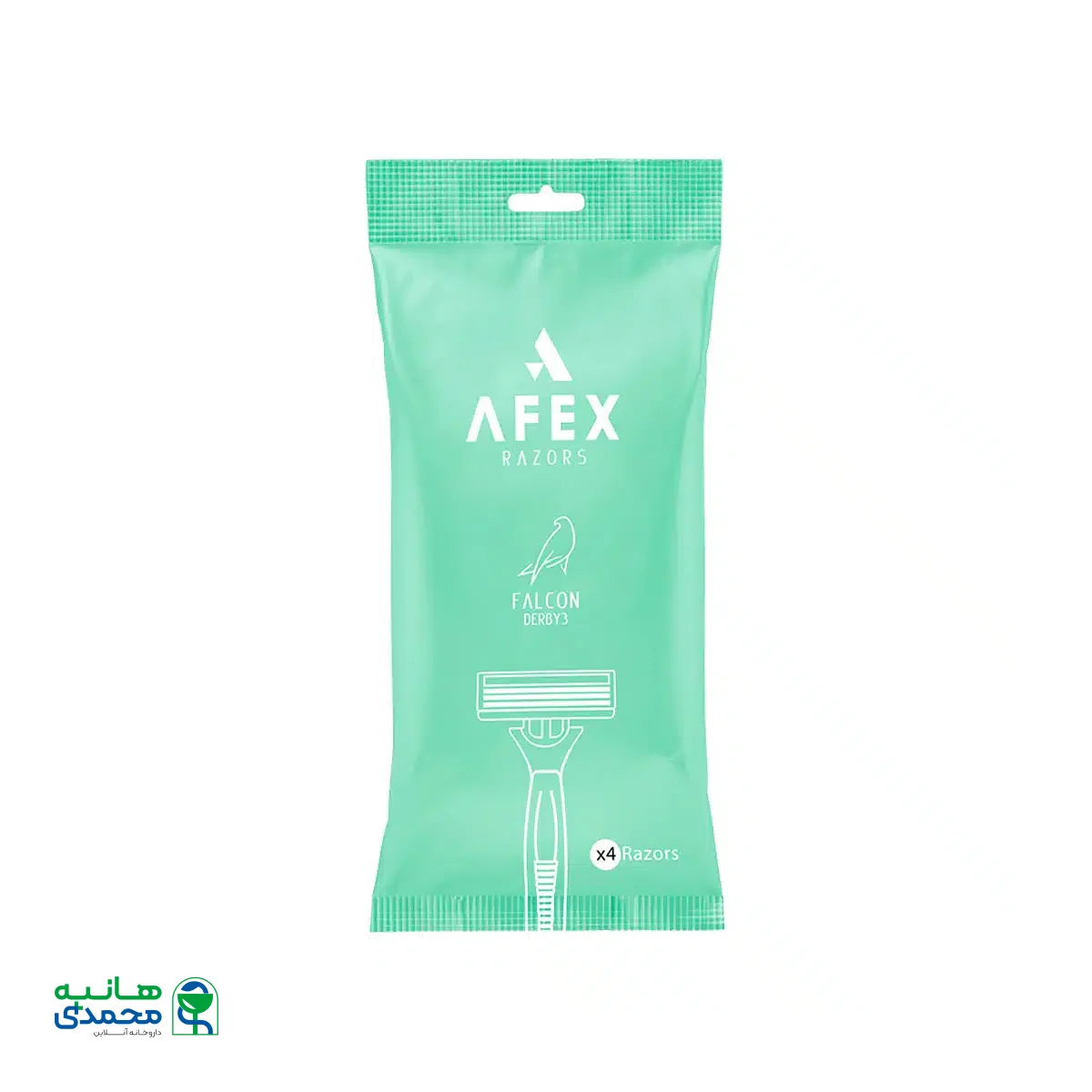 خودتراش 3 لبه فالکون افکس 4 عدد