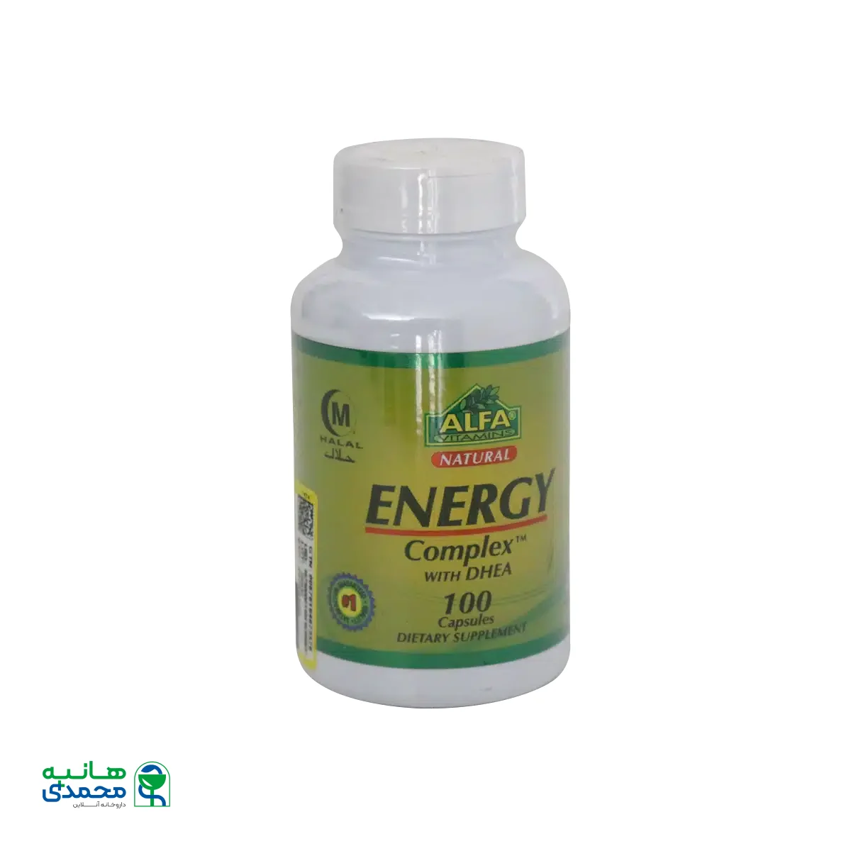 کپسول انرژی کمپلکس با DHEA آلفا ویتامینز ۱۰۰ عددی