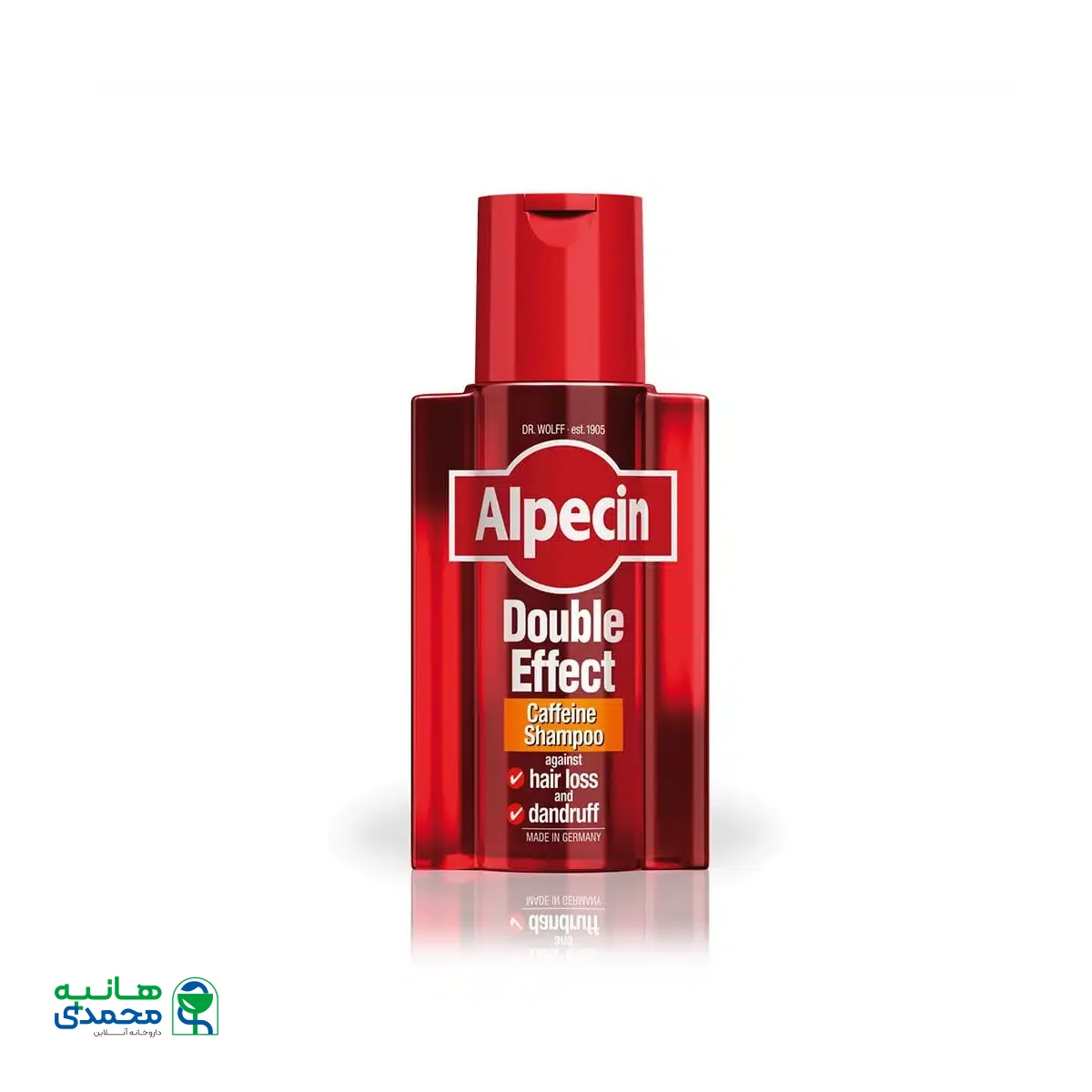 شامپو ضد شوره و ضد ریزش آلپسین مدل Double Effect حجم ۲۰۰ میلی لیتر