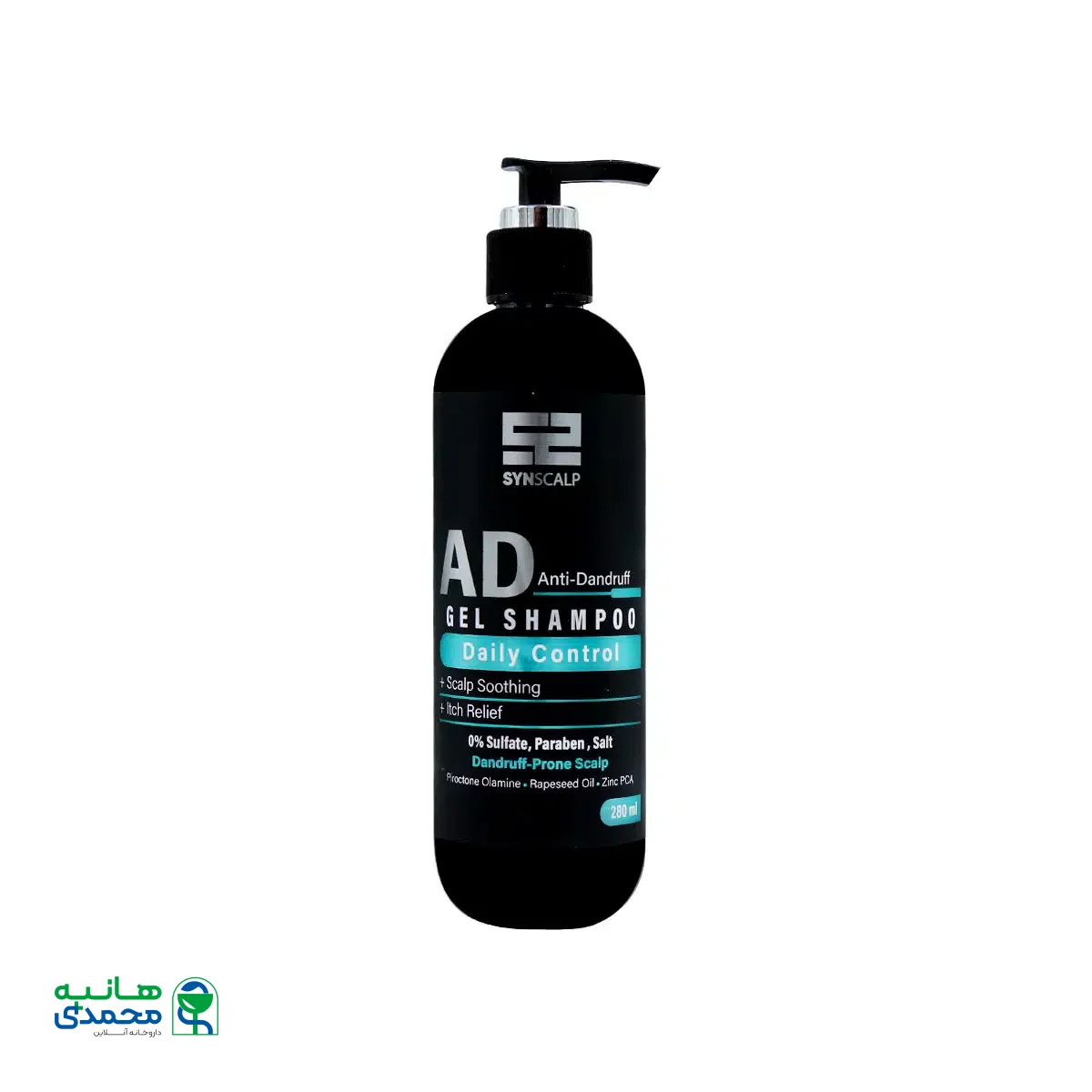 ژل شامپو ضد شوره AD روزانه ساین اسکین 280 گرم