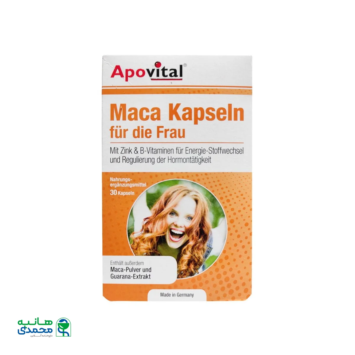کپسول ماکا آپوویتال مخصوص بانوان ۳۰ عدد