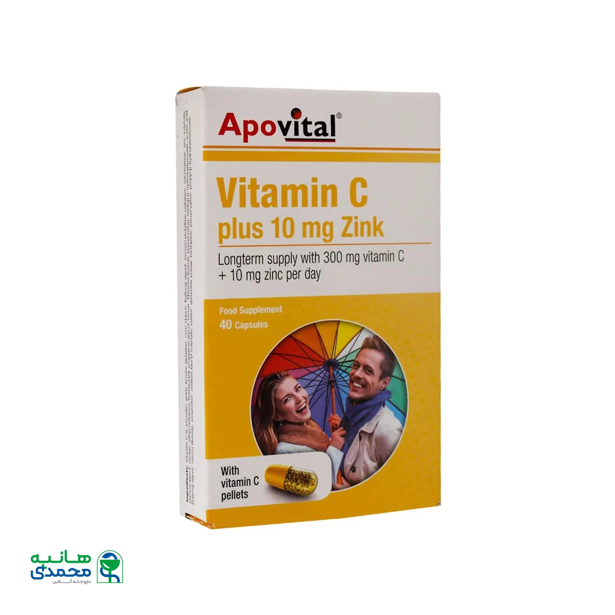 کپسول ویتامین C و زینک آپوویتال