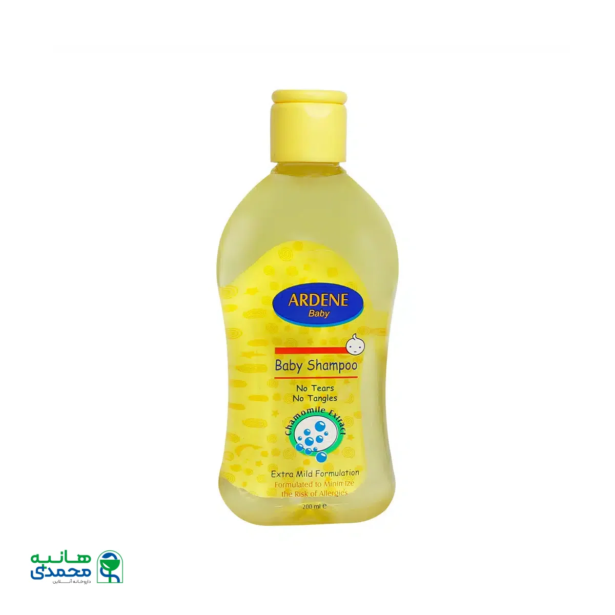 شامپو بچه حاوی عصاره بابونه آردن 200 میلی لیتر