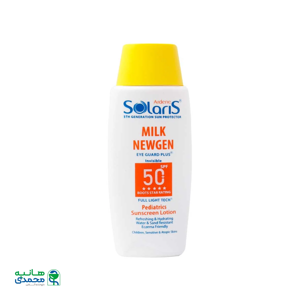 لوسیون ضد آفتاب کودک میلک نیوژن SPF50 سولاریس آردن
