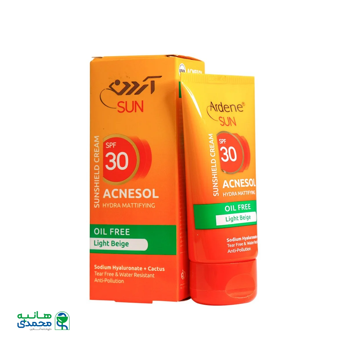 کرم ضد آفتاب رنگی SPF30 آردن با خاصیت مرطوب و مات کنندگی 50 میلی لیتر