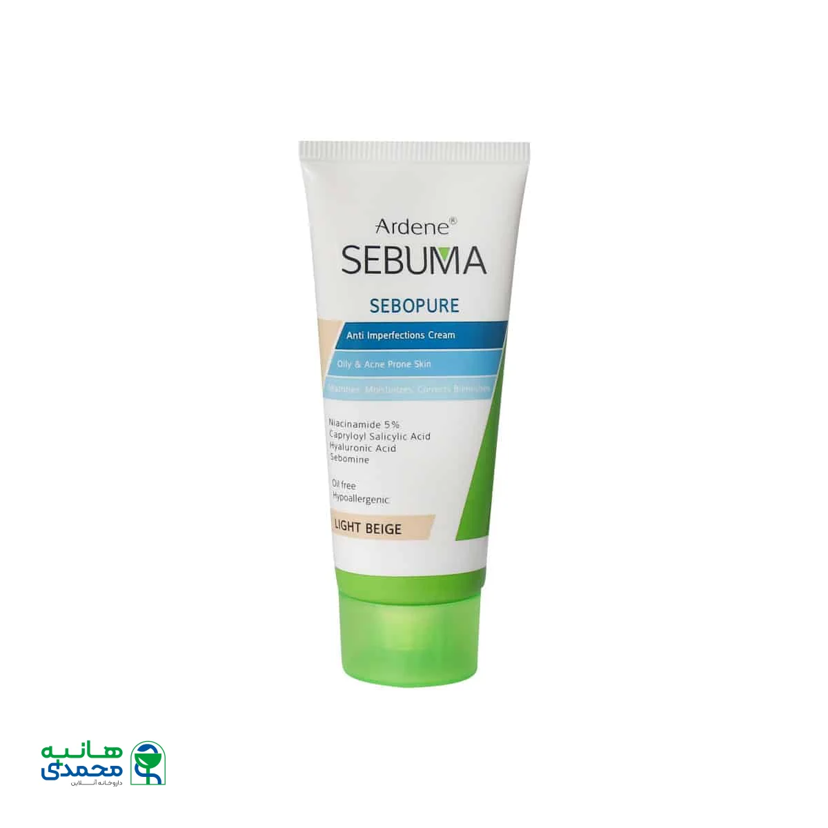 کرم یکنواخت کننده رنگی پوست چرب سبوما آردن