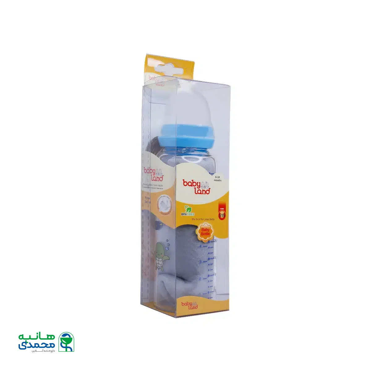 شیرخوری پیرکس بیبی لند کد 519 مناسب 6 الی 18 ماه 240 میلی لیتر