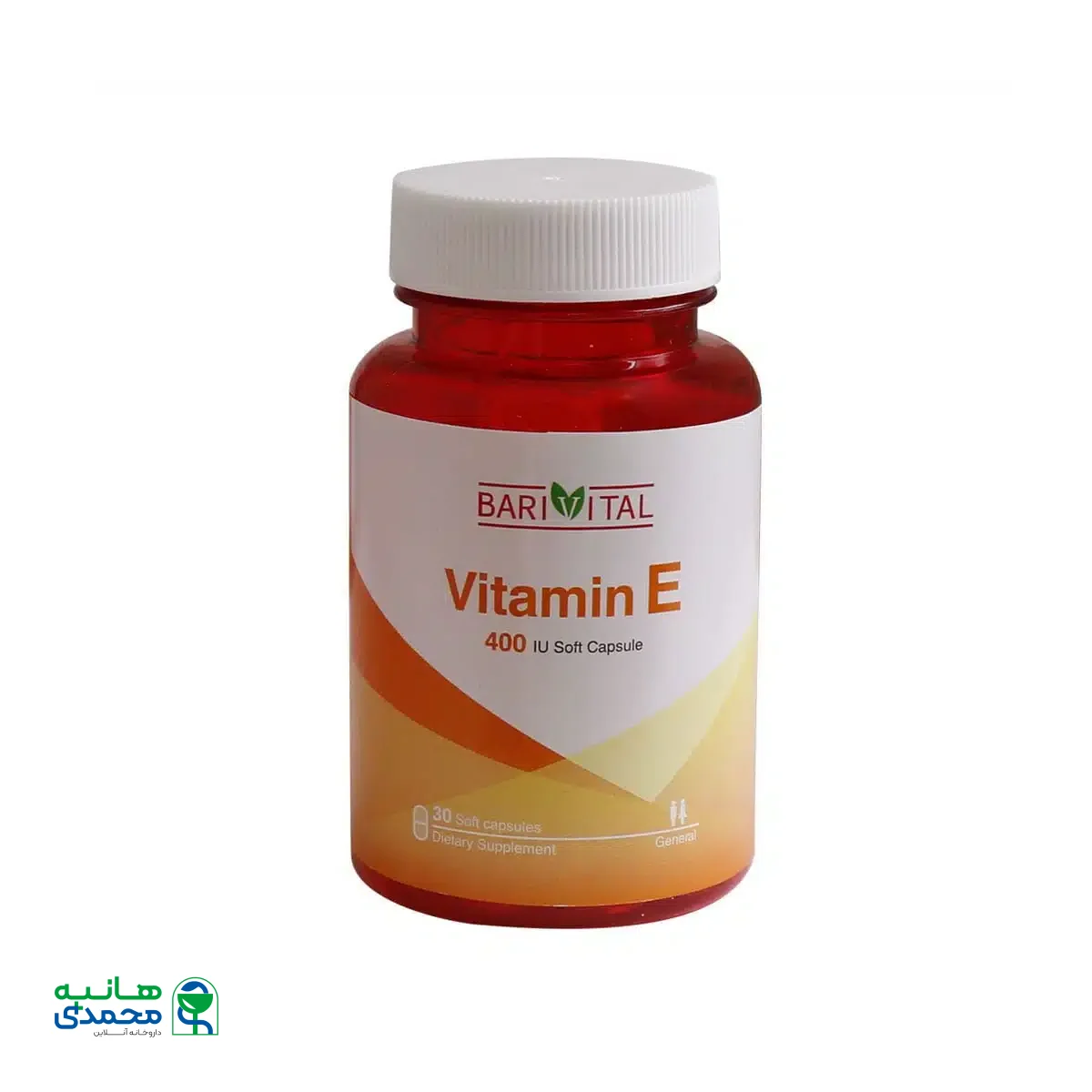 سافت ژل ویتامین 400 E واحد باریویتال 30 عدد
