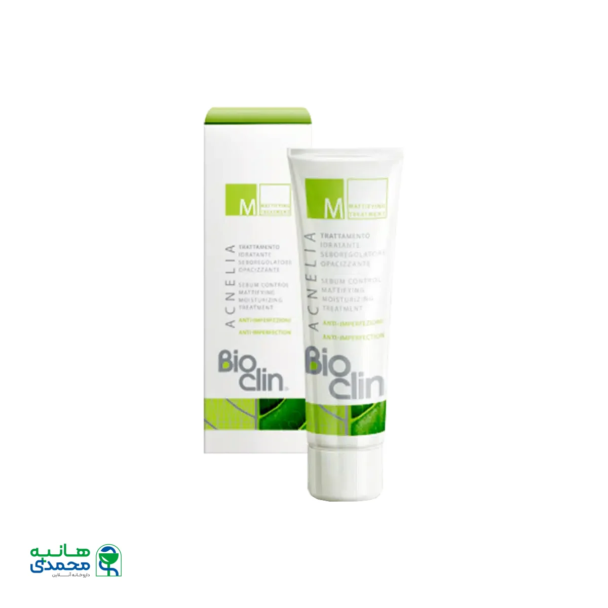 کرم ضد جوش ام بیوکلین مناسب پوست های چرب و مستعد جوش ۴۰ میلی لیتر