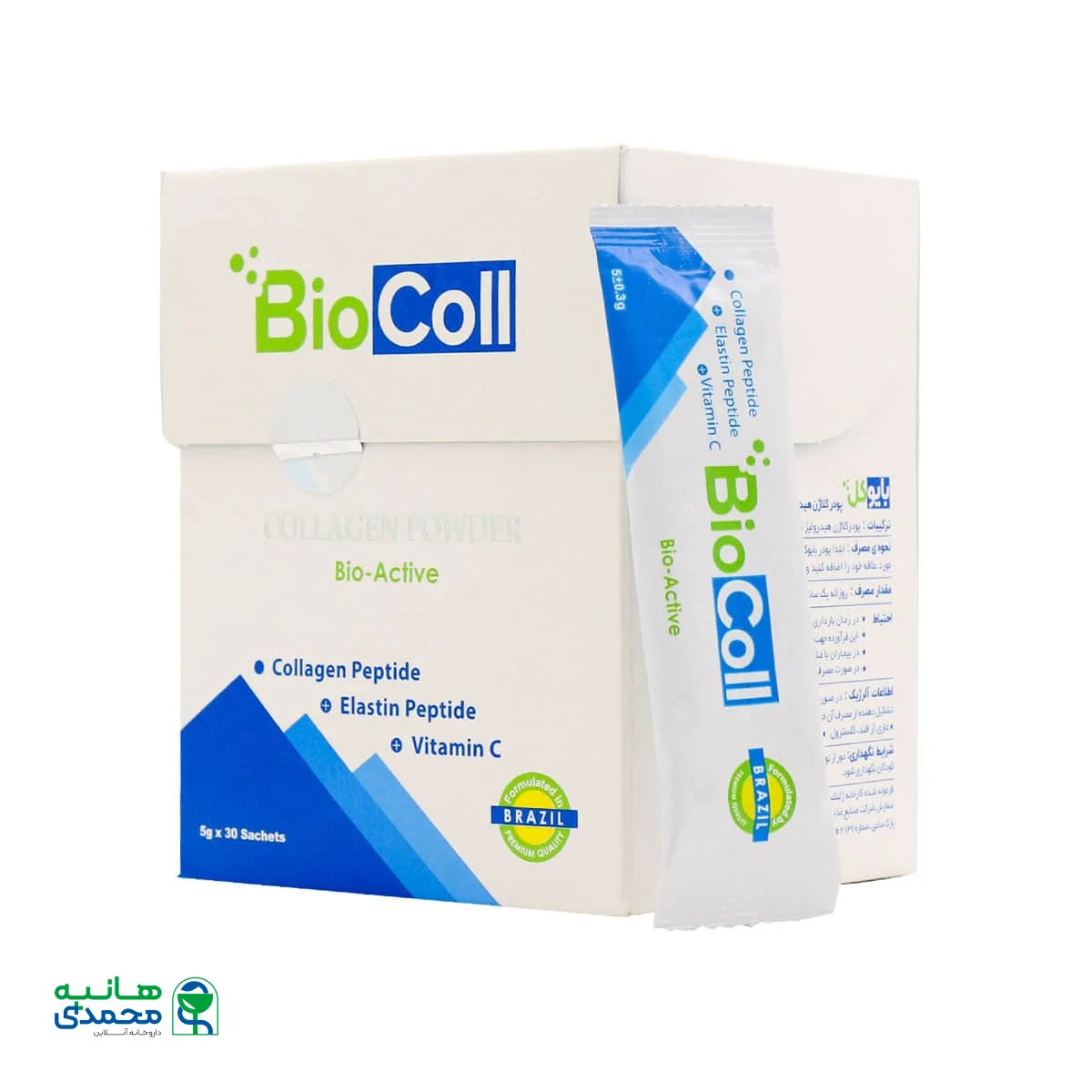 ساشه کلاژن هیدرولیز شده بایوکل 30 عدد