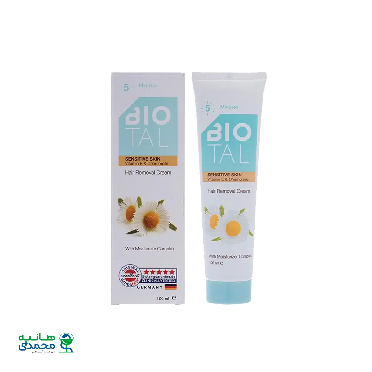 کرم موبر پوست های حساس بیوتال ۱۰۰ میلی لیتر