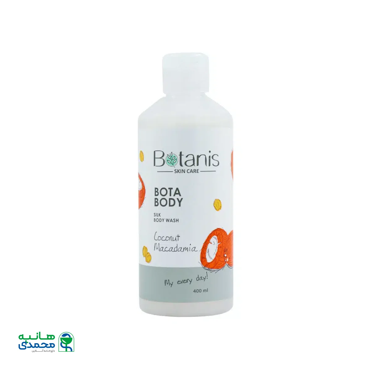 شامپو بدن کرمی لطافت دهنده بوتانیس 400 میلی لیتر