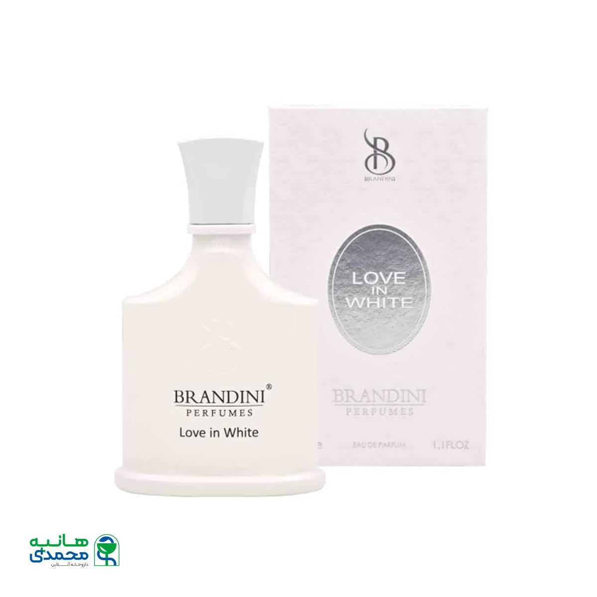 عطر جیبی زنانه برندینی مدل Love in White حجم 33 میلی لیتر
