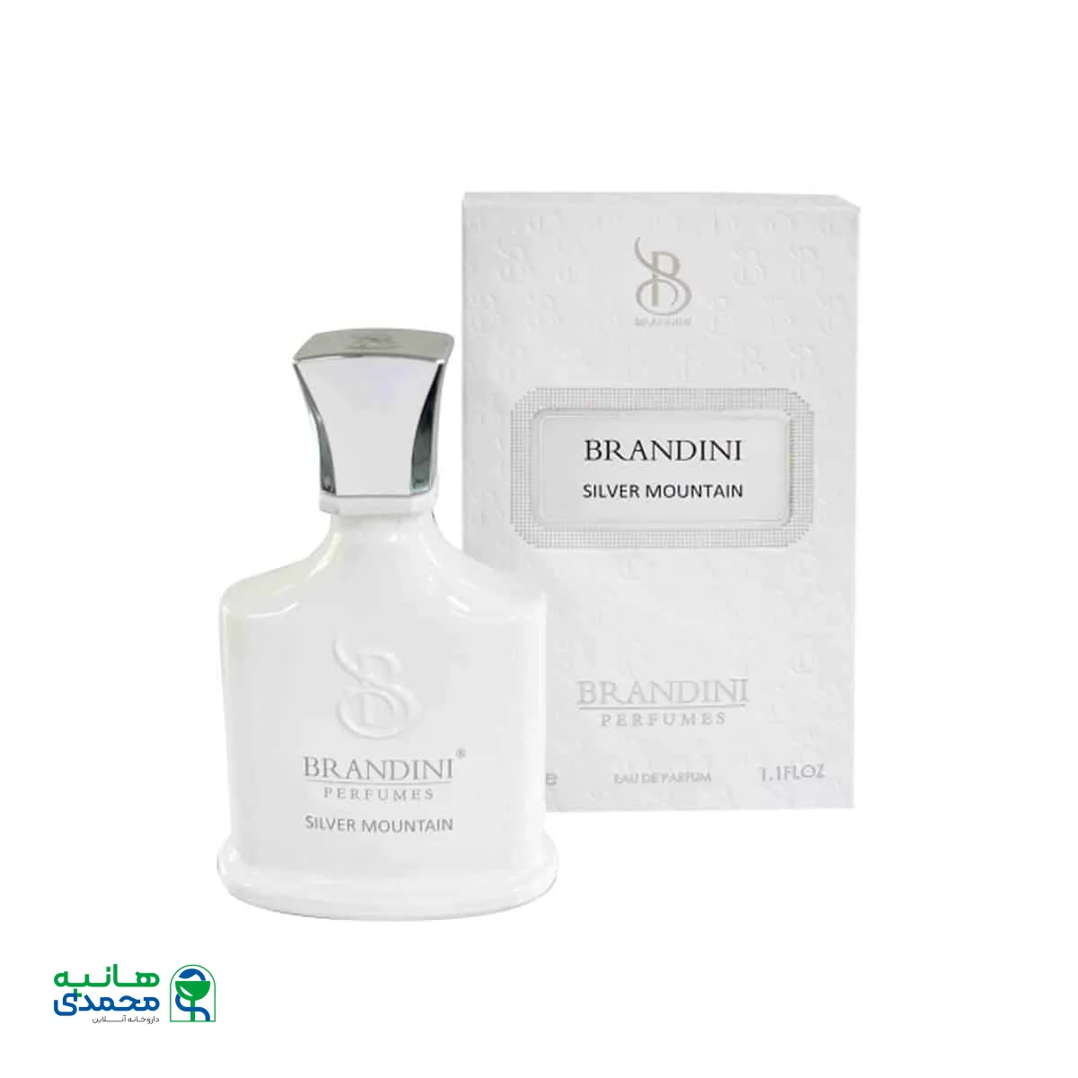 عطر جیبی زنانه و مردانه برندینی مدل Silver Mountain حجم 33 میلی لیتر