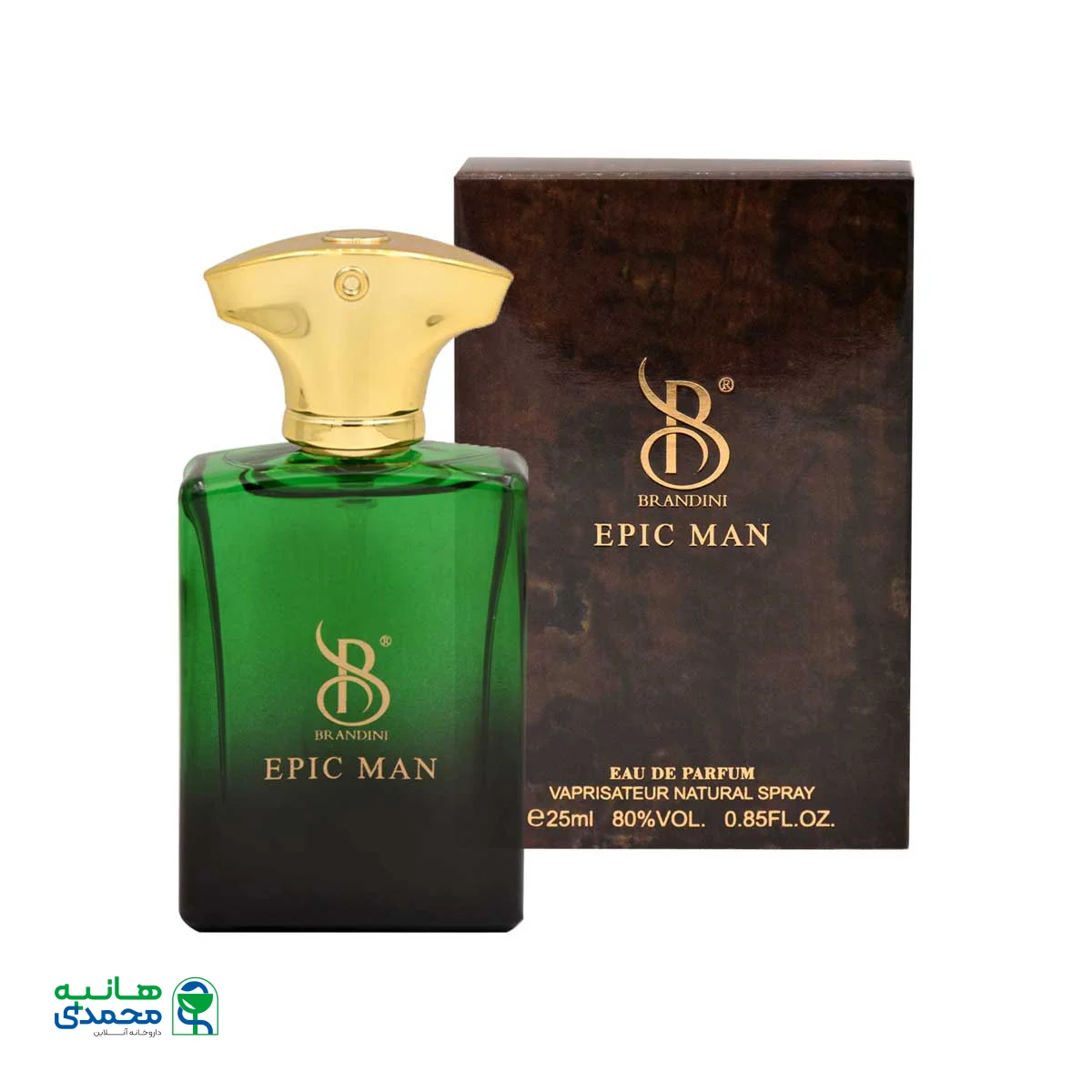 عطر جیبی مردانه برندینی مدل Epic Man