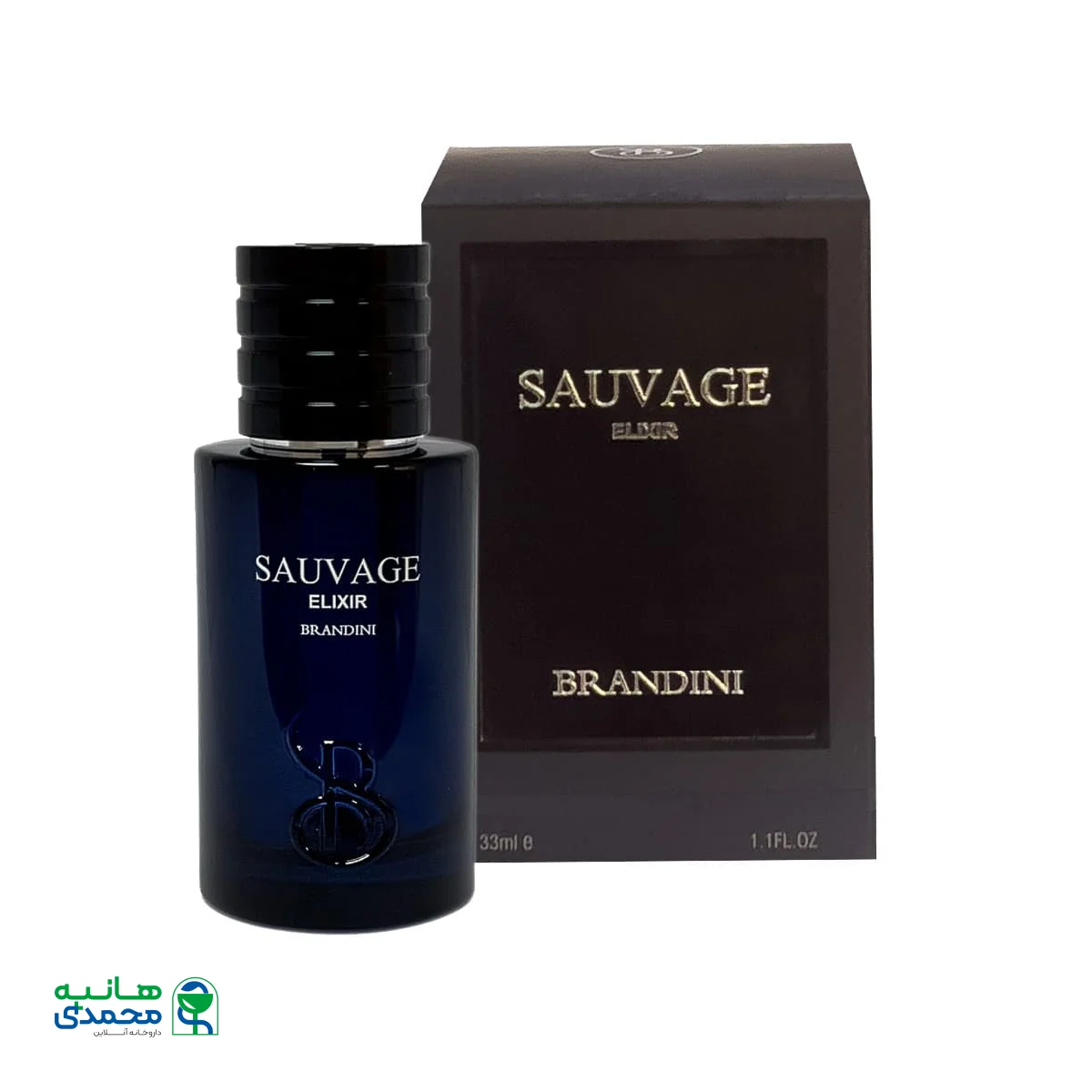 عطر جیبی مردانه برندینی مدل Sauvage Elixir