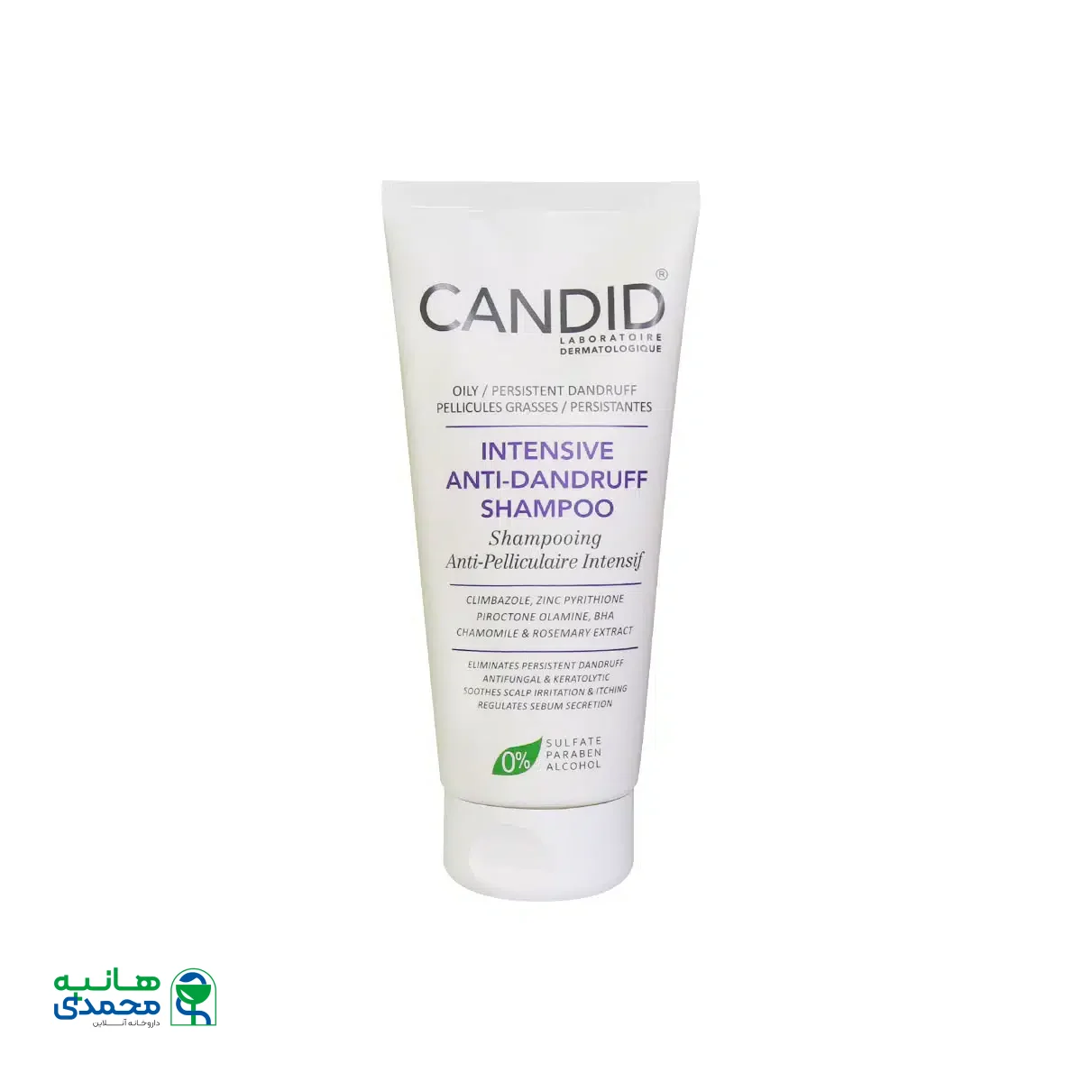 شامپو ضد شوره چرب و مقاوم کاندید 200 میلی لیتر