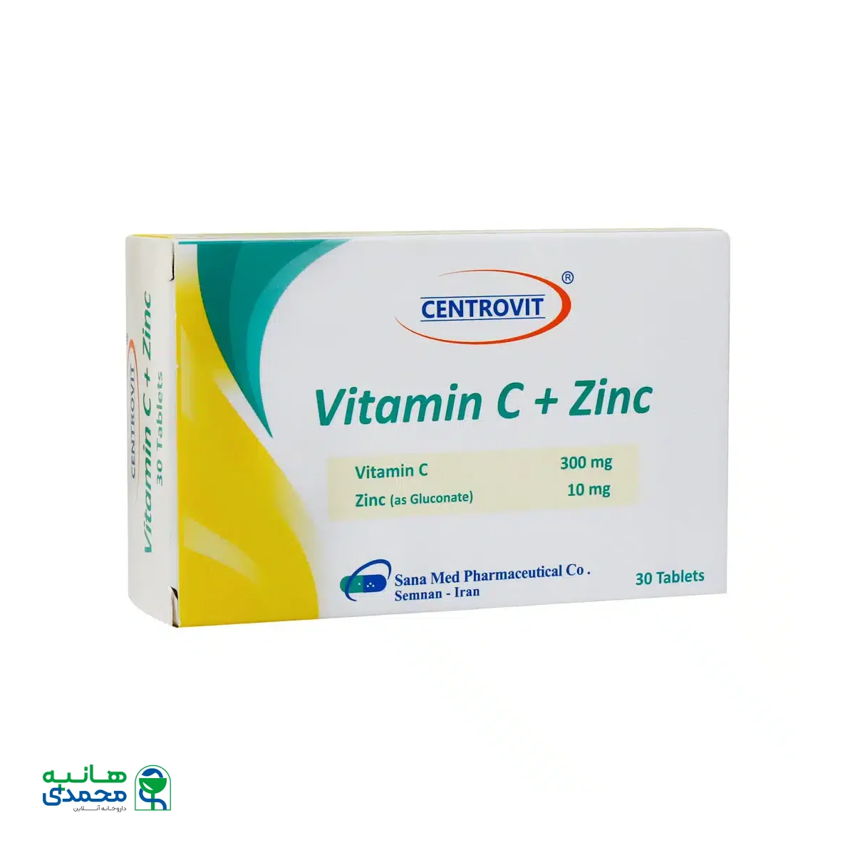 قرص ویتامین C و زینک سنتروویت 30 عدد