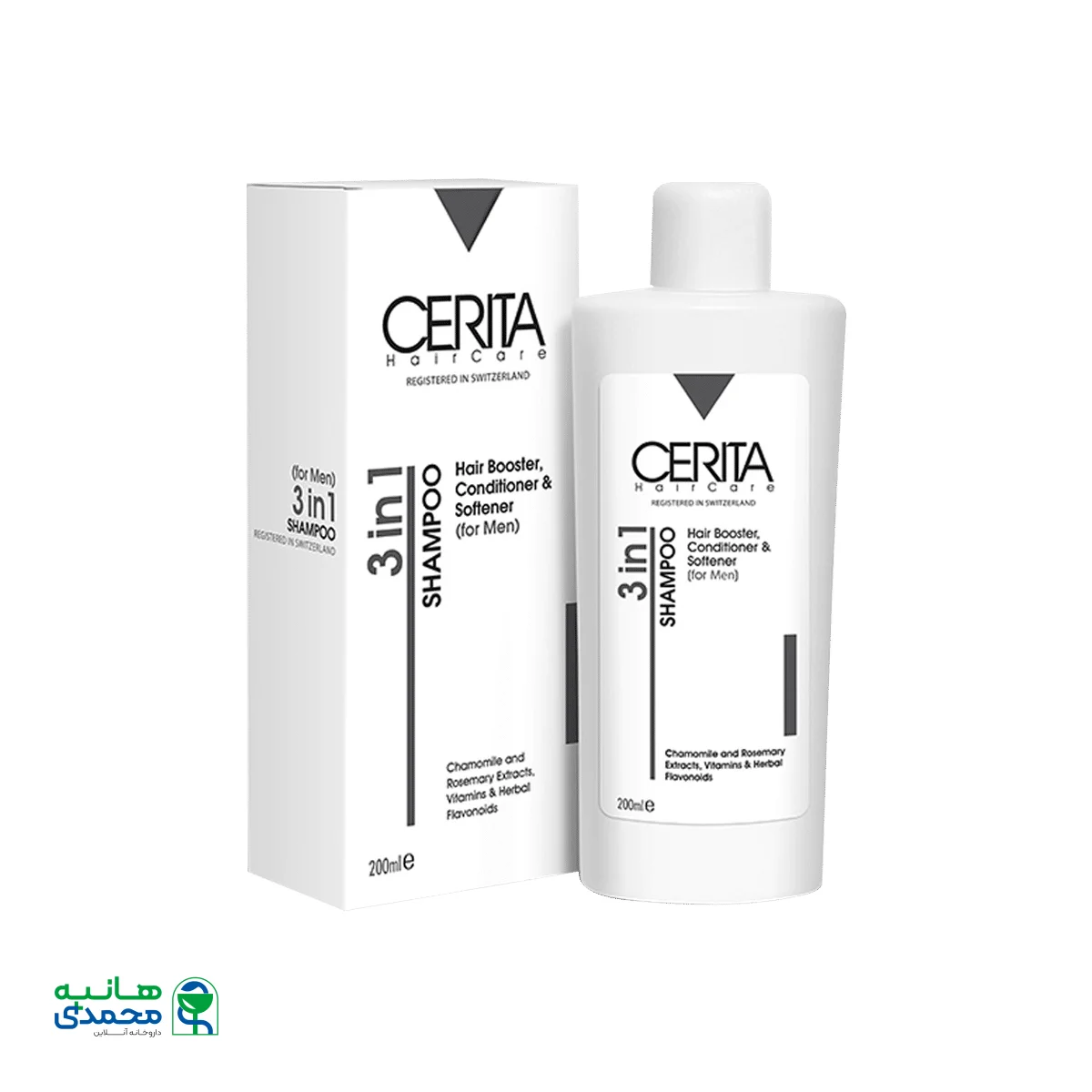 شامپو ۳ در ۱ مخصوص آقایان سریتا مناسب موهای خشک و معمولی