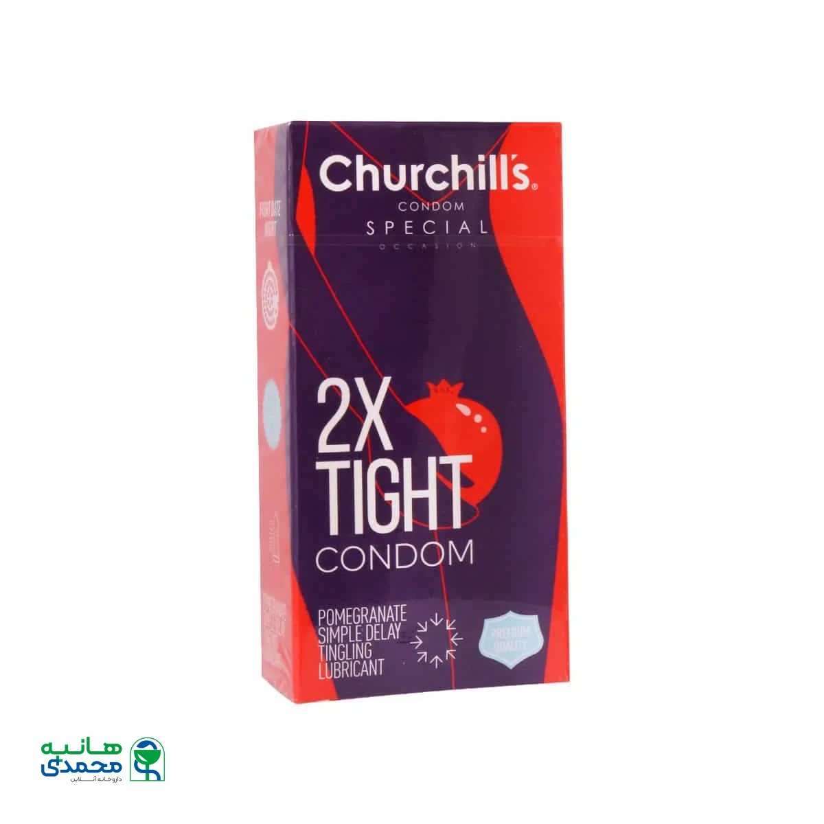 کاندوم خاردار تنگ و تحریک کننده تاخیری چرچیلز
