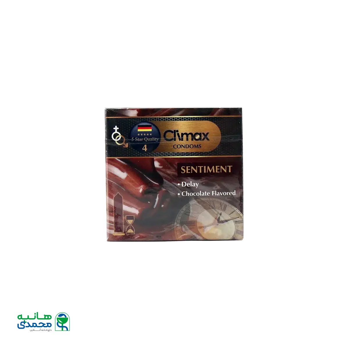 کاندوم ساده کلایمکس مدل Sentiment بسته ۳ عددی