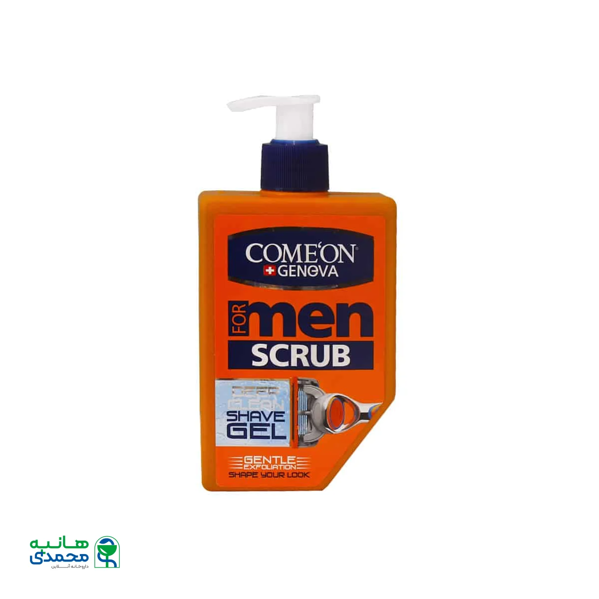 ژل اصلاح ریش و لایه بردار مردانه کامان