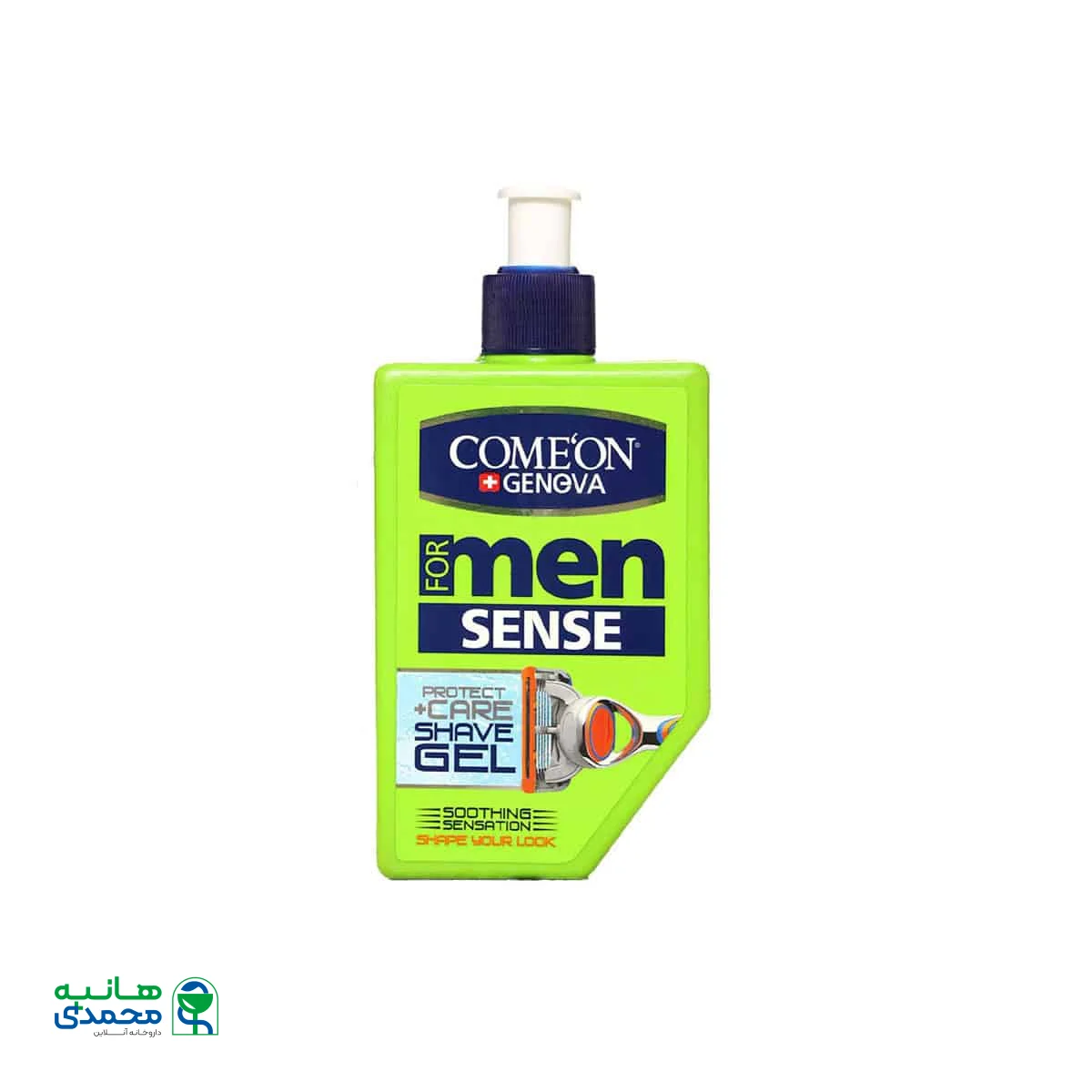 ژل اصلاح ریش مردانه کامان مناسب پوست‌ های حساس