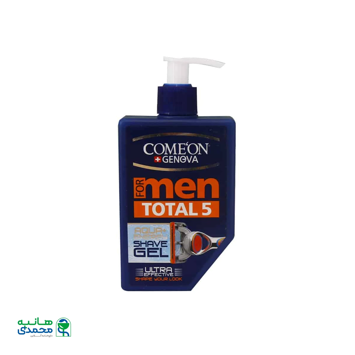 ژل اصلاح ریش مردانه مدل توتال 5 کامان