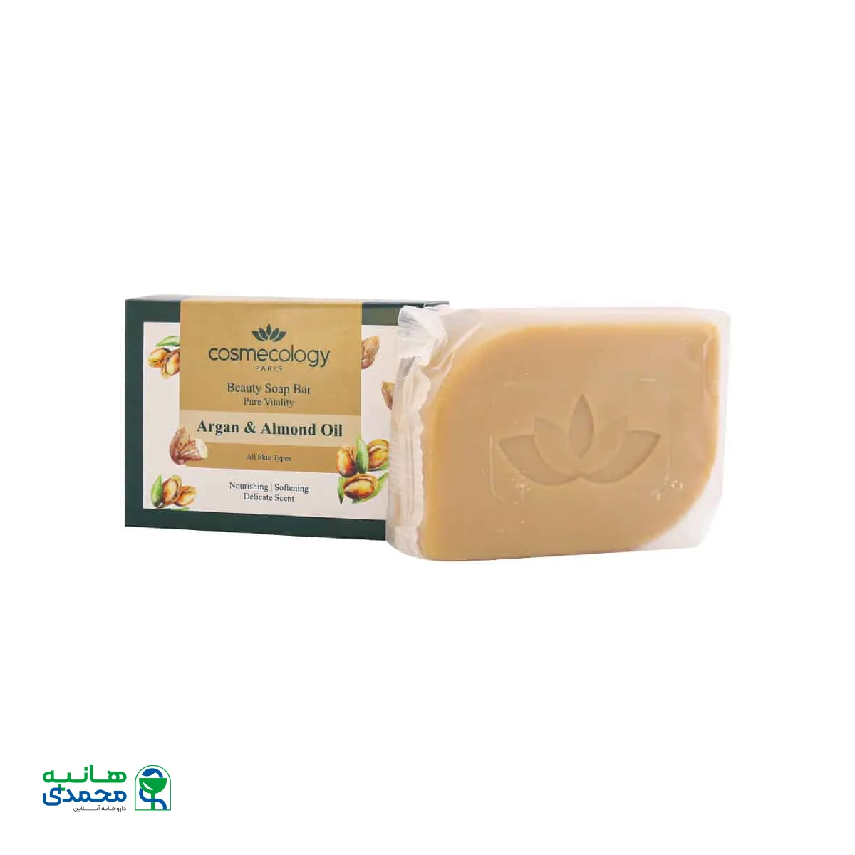صابون روغن بادام و آرگان کاسمکولوژی