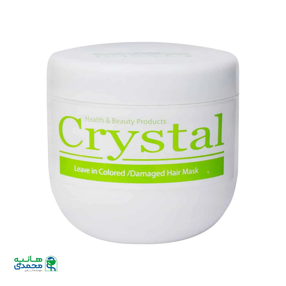 ماسک مو تثبیت کننده رنگ بدون آبکشی کریستال مناسب موهای خشک آسیب دیده