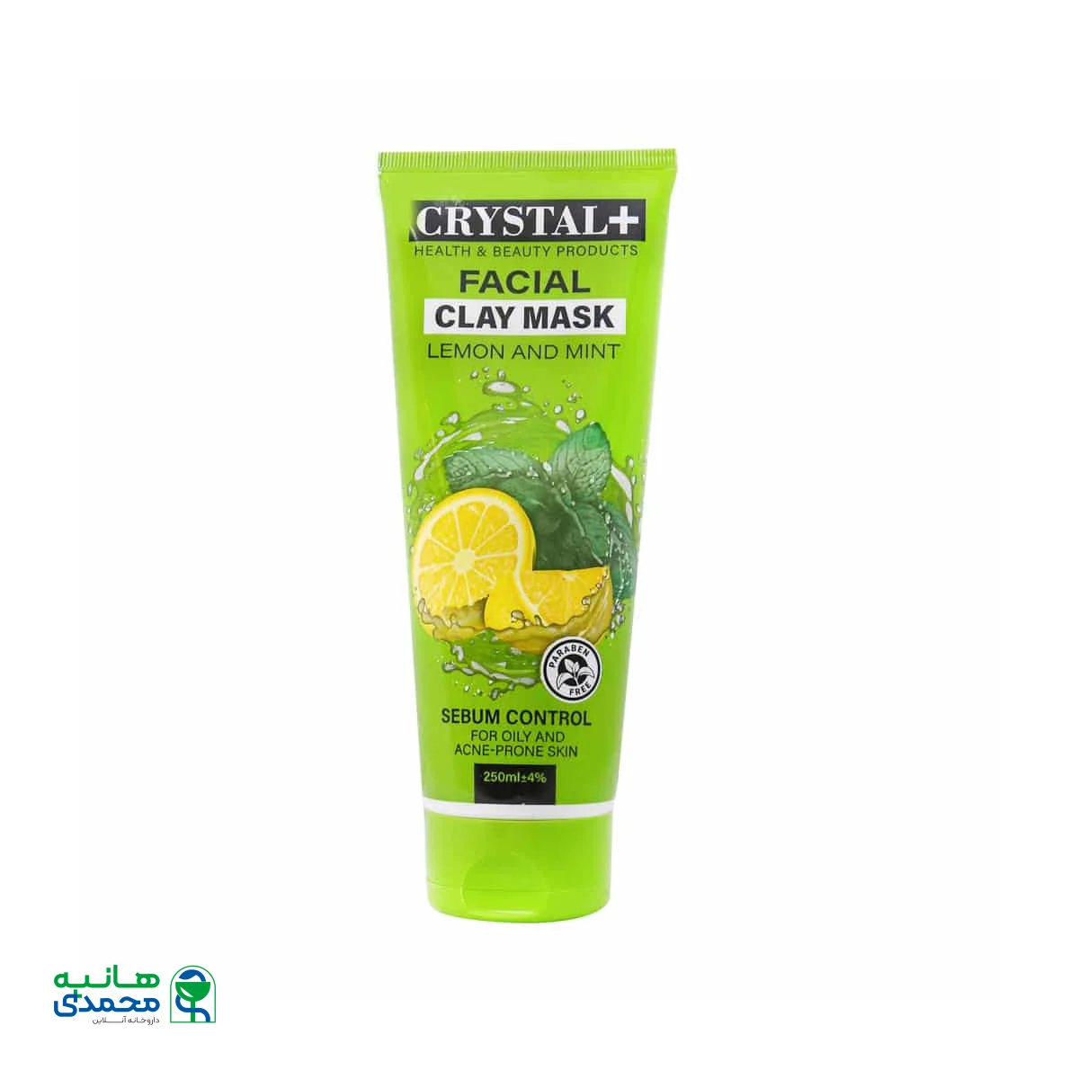 ماسک صورت پوست چرب و آکنه دار کریستال پلاس