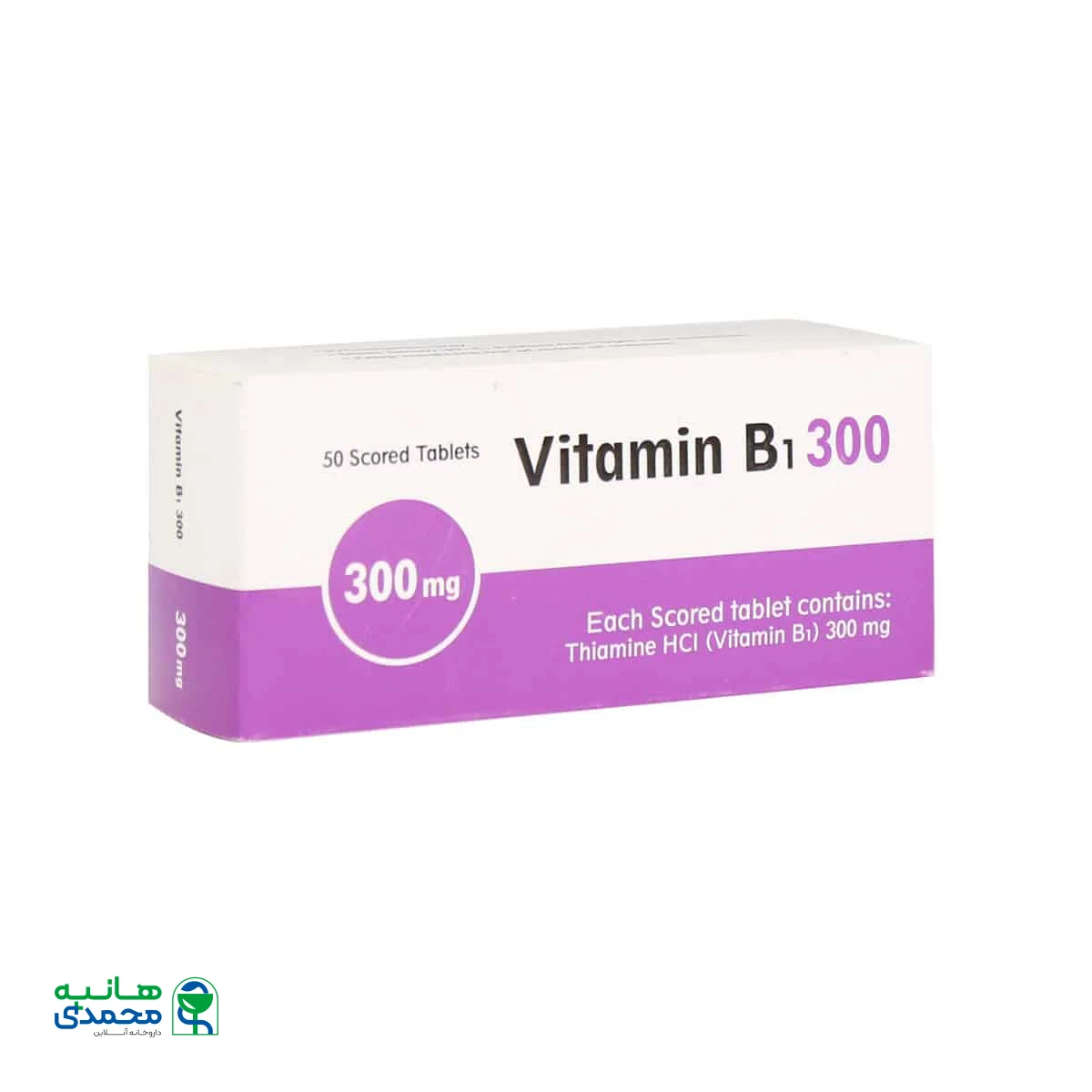 قرص ویتامین ب1 300 میلی گرم دانا