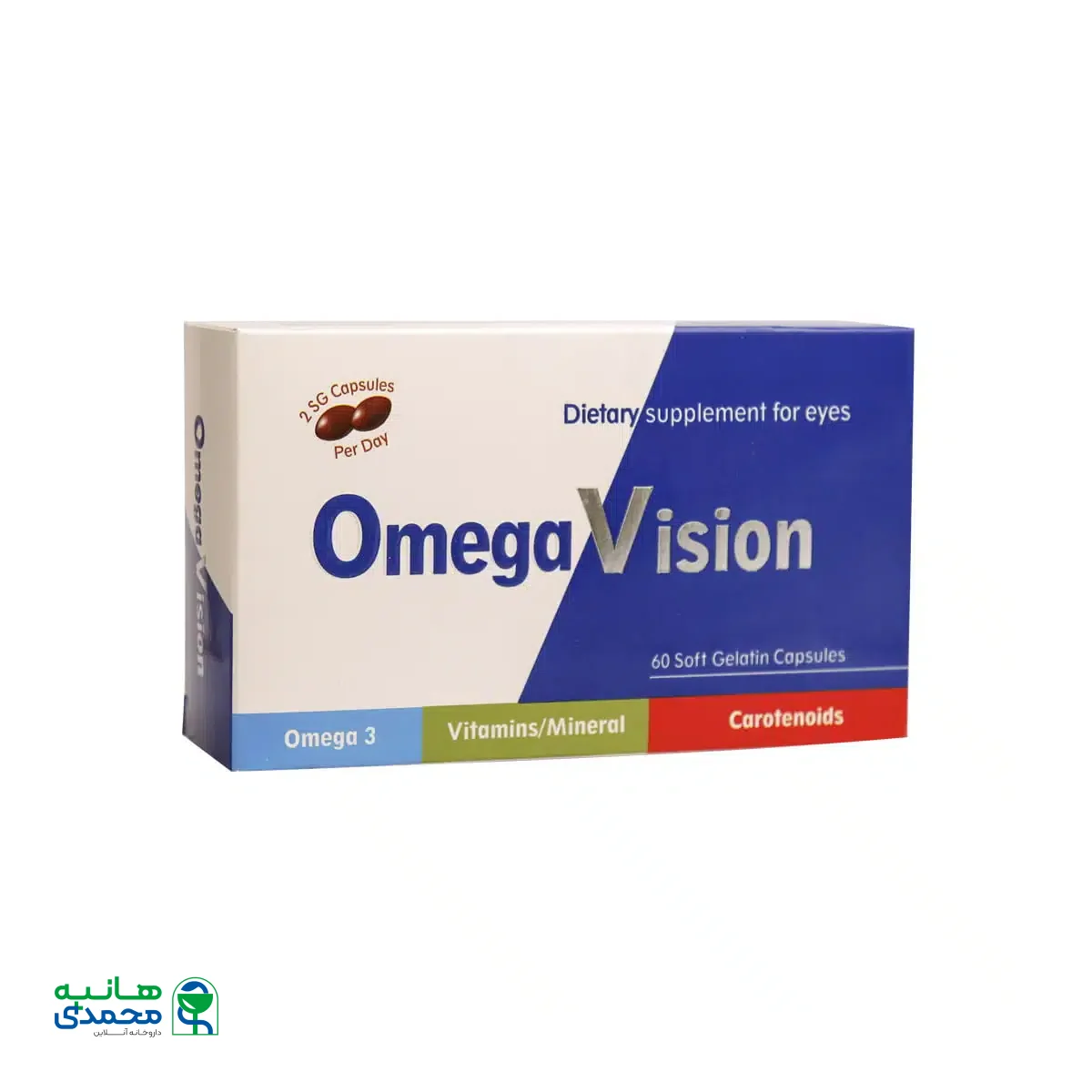 کپسول امگا ویژن دانا 60 عدد