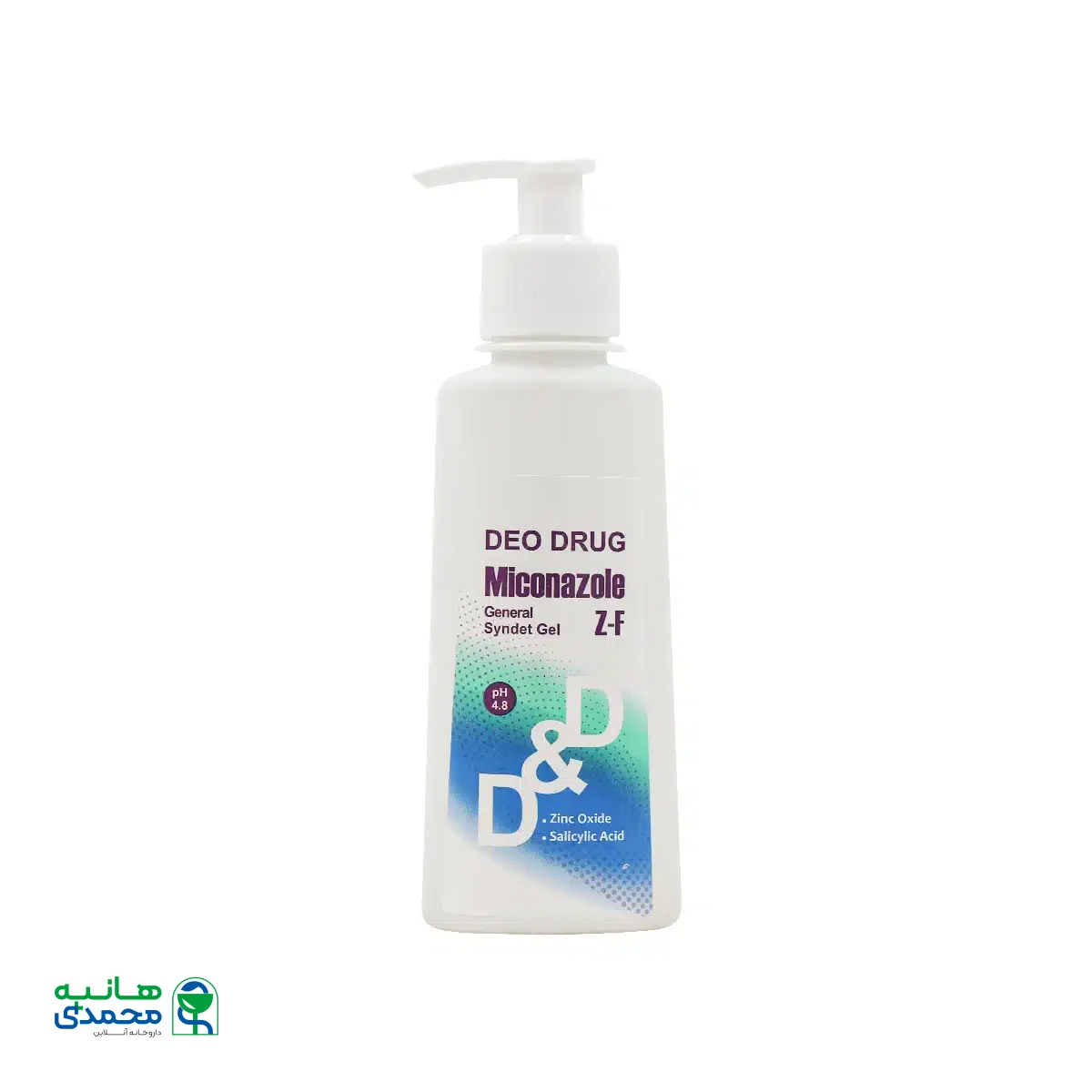 مایع شوینده صورت و بدن حاوی میکونازول نیترات دئودراگ 150 میلی لیتر