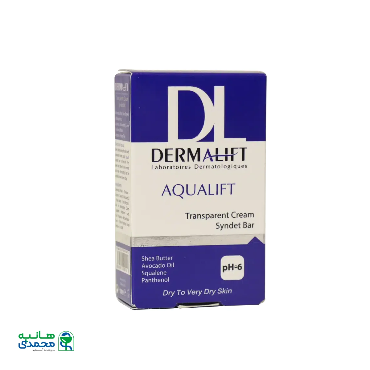 پن شفاف کرم دار آکوالیفت درمالیفت مناسب پوست های خشک و خیلی خشک ۱۰۰ گرم