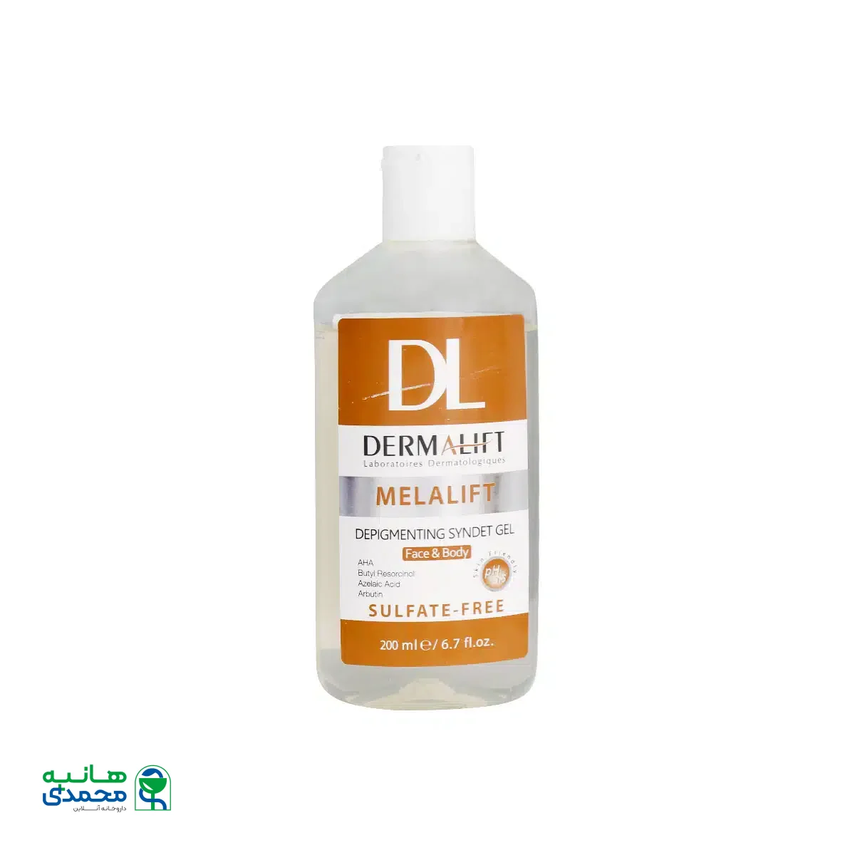 سیندت ژل روشن کننده پوست ملالیفت درمالیفت 200 میلی لیتر