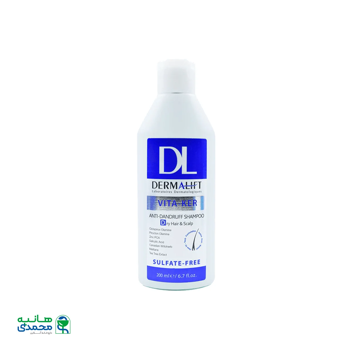 شامپو ضد شوره موی خشک ویتاکر درمالیفت