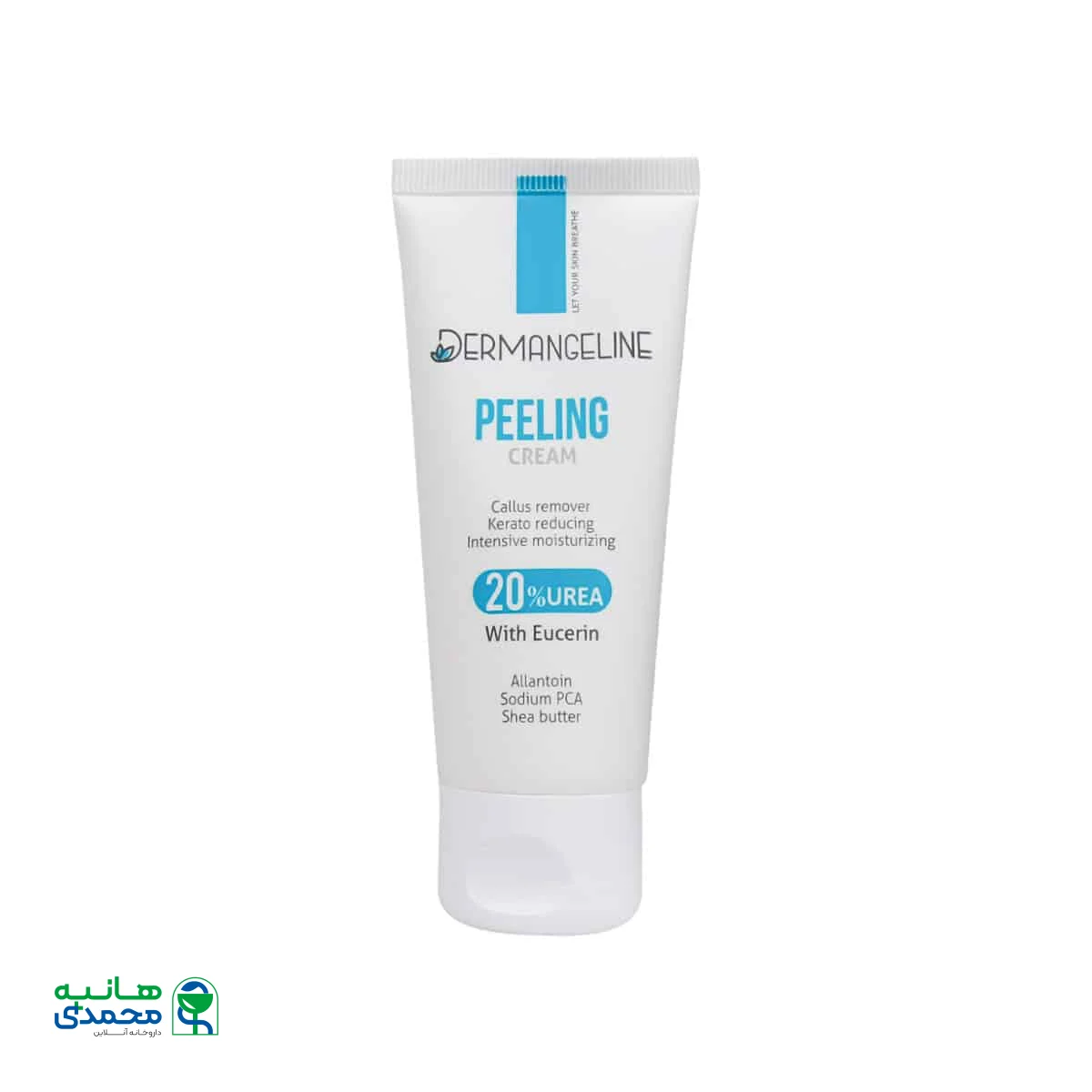 کرم لایه بردار حاوی اوسرین و اوره 20 درصد درم انجلین