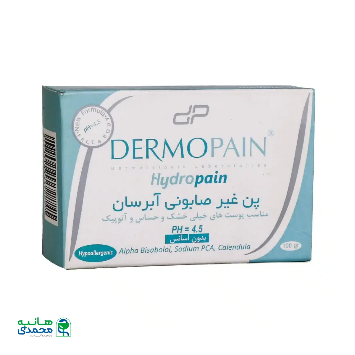 پن غیرصابونی آبرسان هیدروپن درموپن مناسب پوست حساس 100 گرم