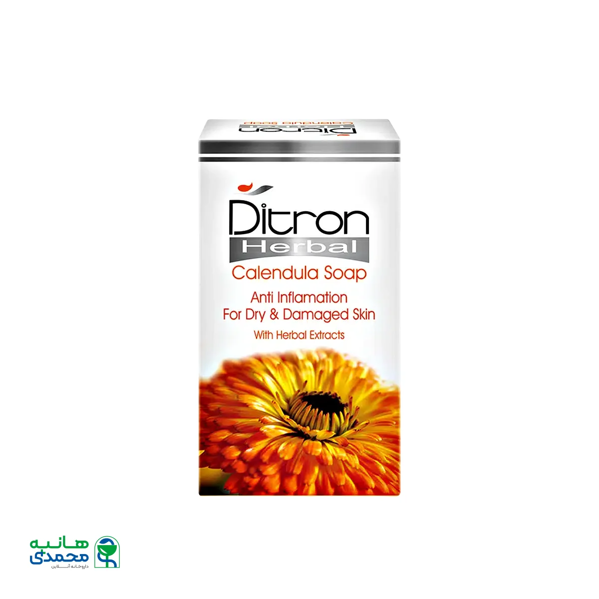 صابون کالاندولا دیترون مناسب پوست های خشک و آسیب دیده ۱۲۵ گرم