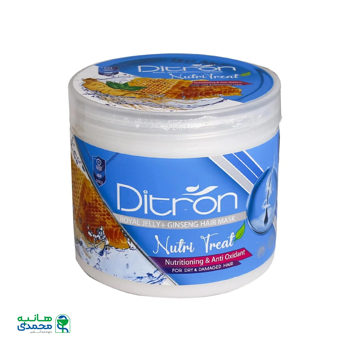 ماسک مو حاوی رویال ژل + عصاره جینسینگ دیترون