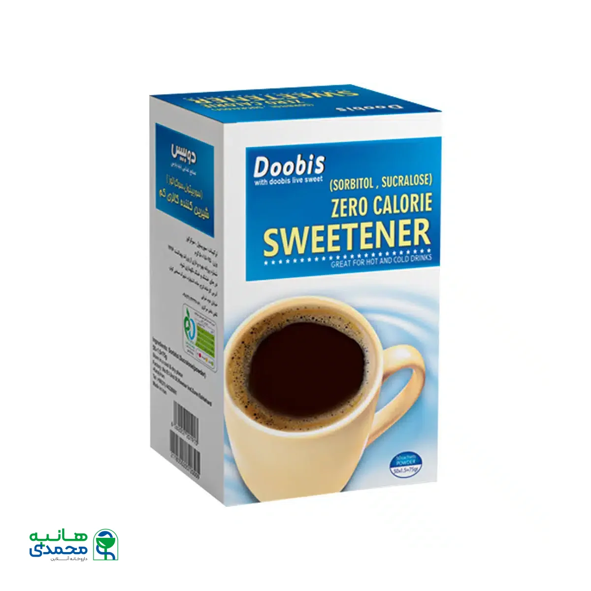 پودر شیرین کننده کم کالری سوکرالوز دوبیس 50 ساشه