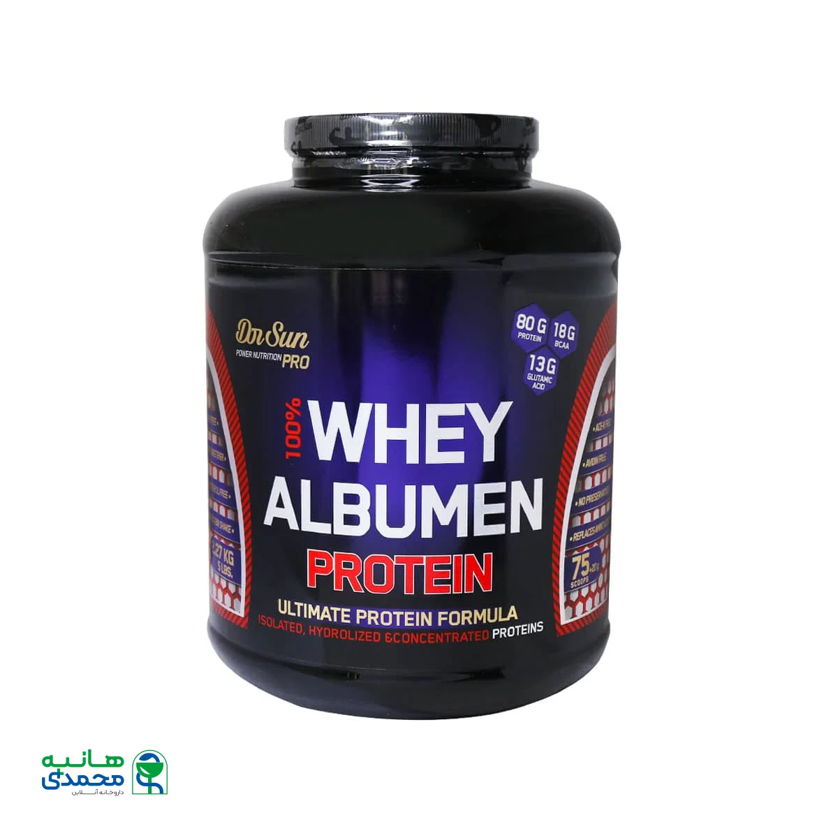 پودر پروتئین وی آلبومن دکتر سان