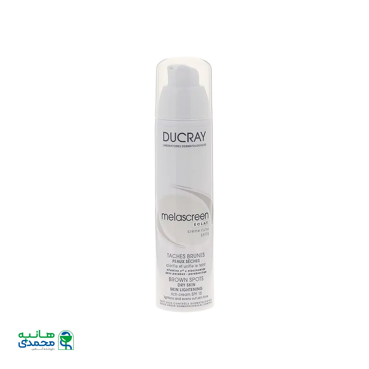 کرم ملاسکرین اکلت ریچ SPF15 دوکری مناسب پوست های معمولی تا خشک ۴۰ میلی لیتر