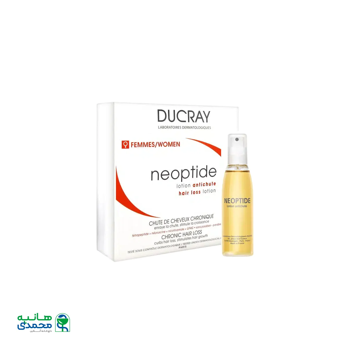 لوسیون نئوپتاید دوکری مناسب انواع مو ۹۰ میلی لیتر