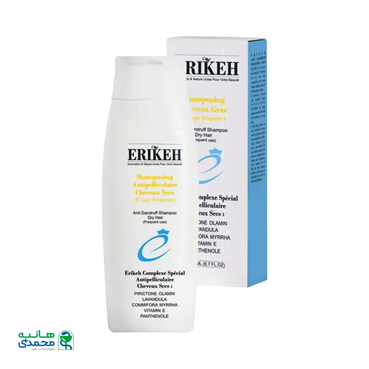 شامپو ضد شوره مخصوص موهای خشک اریکه ۲۰۰ میلی لیتر