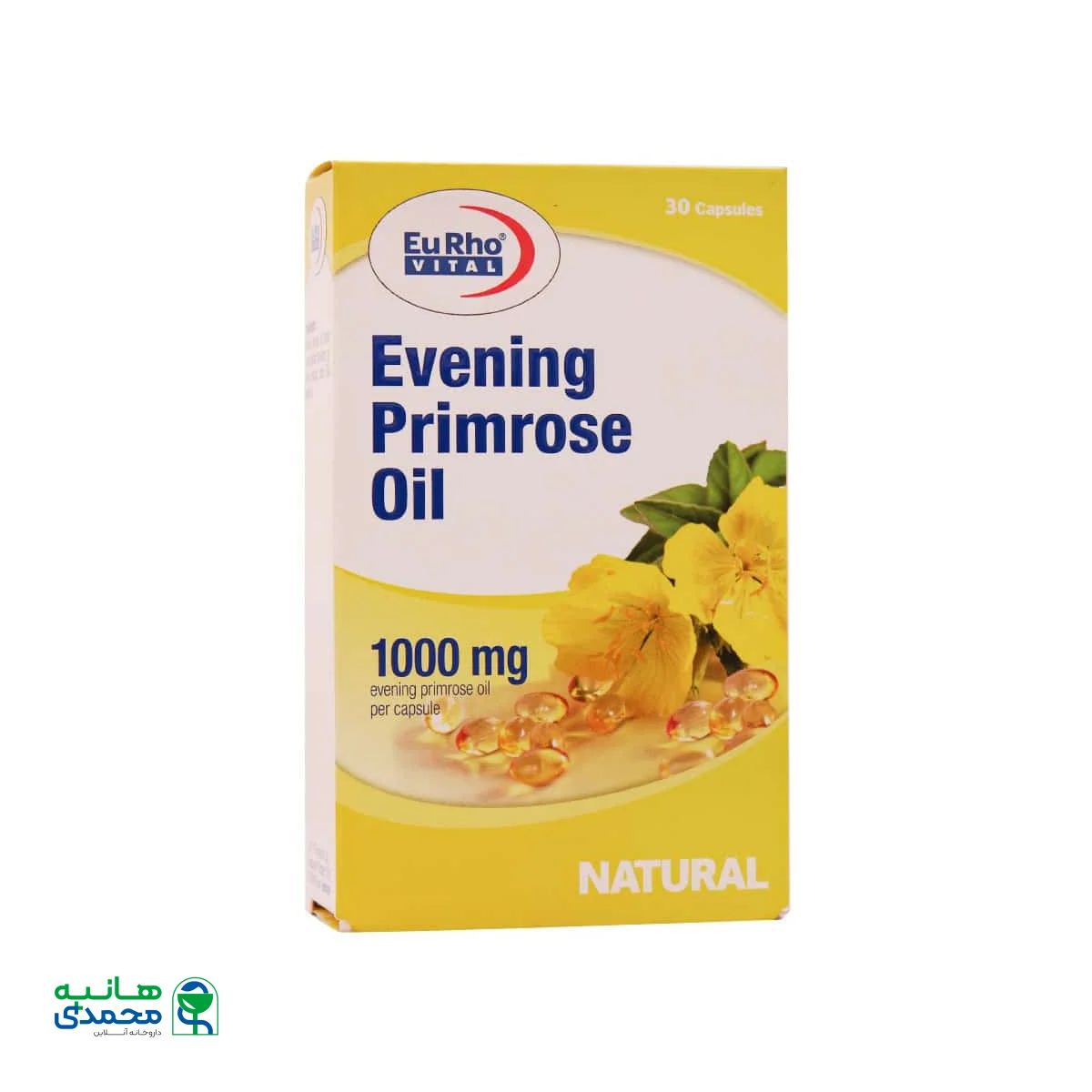 قیمت کپسول ایوینینگ پرایم رز اویل یوروویتال